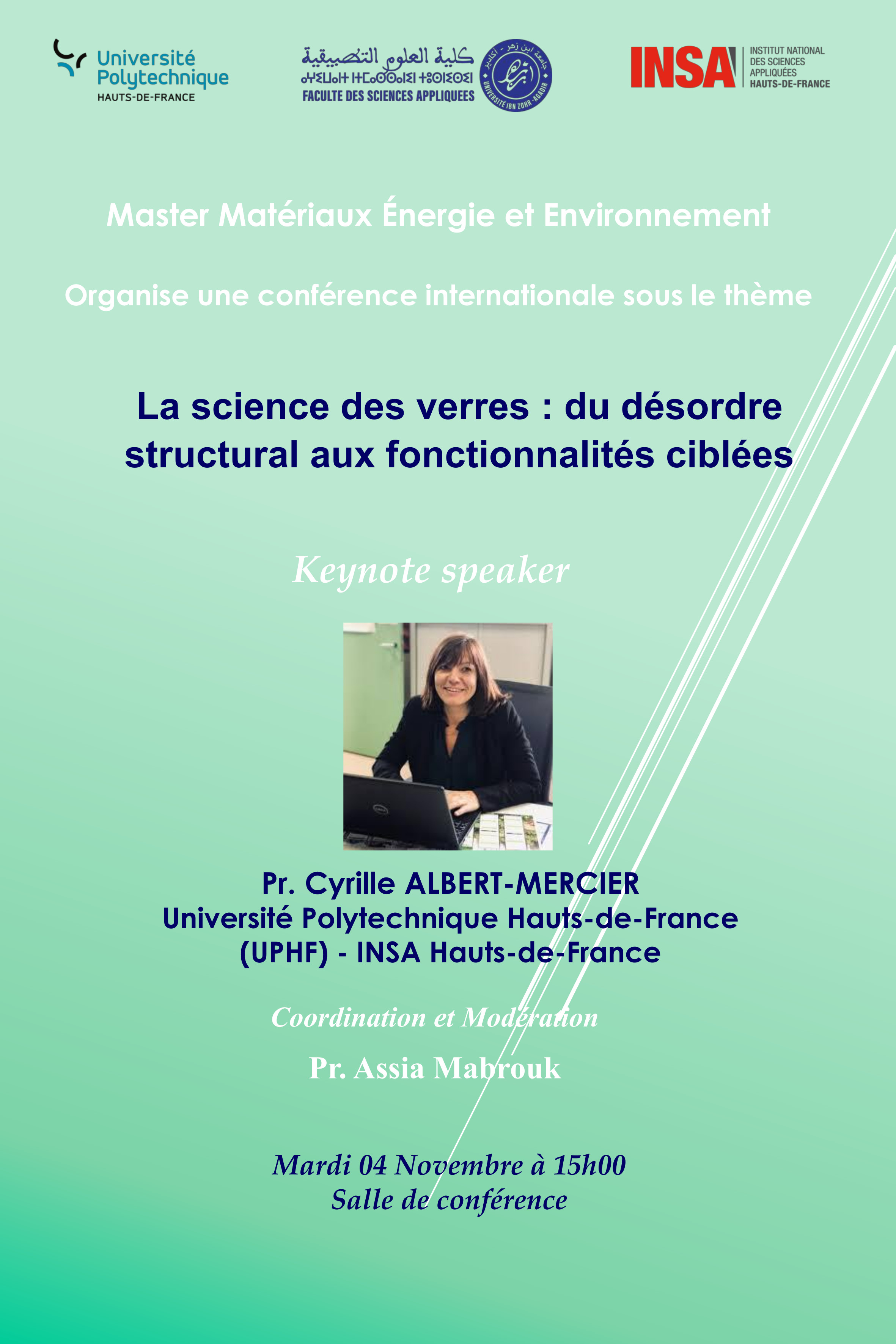 La science des verres : du désordre structural aux fonctionnalités ciblées