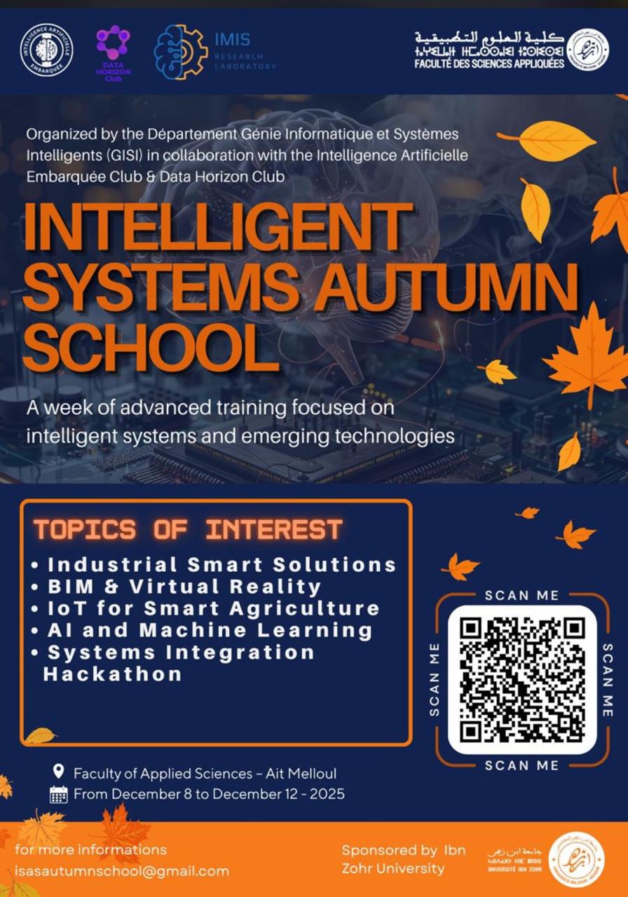 Intelligent Systems Autumn School – ISAS'25